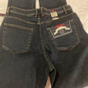 Vintage bill Blass women’s jeans mom jeans dark wash high waisted all tags Sz 14